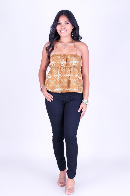 ULU QUILT HALTER TOP