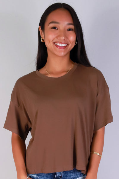Jeans Warehouse Hawaii - S/S SOLID BASIC - UNAWARE TEE | By AMBIANCE APPAREL
