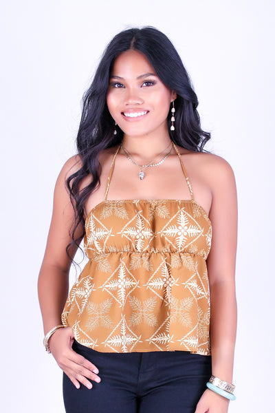 ULU QUILT HALTER TOP