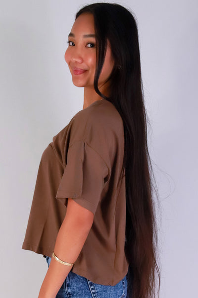 Jeans Warehouse Hawaii - S/S SOLID BASIC - UNAWARE TEE | By AMBIANCE APPAREL