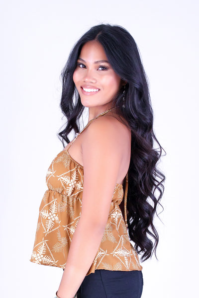 ULU QUILT HALTER TOP