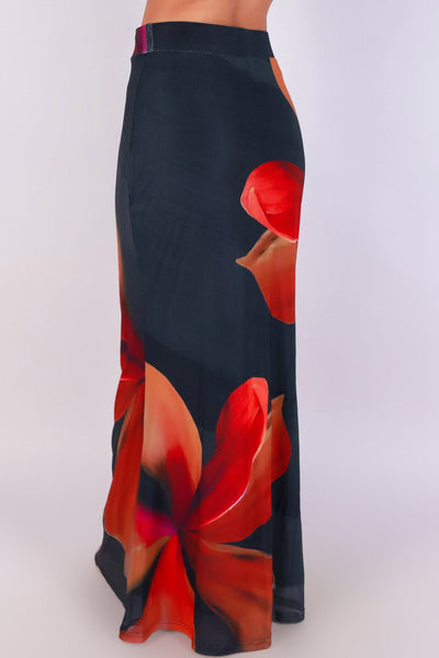 Jeans Warehouse Hawaii - KNIT LONG SKIRT - PETAL TEASE MAXI SKIRT | By B SHARP
