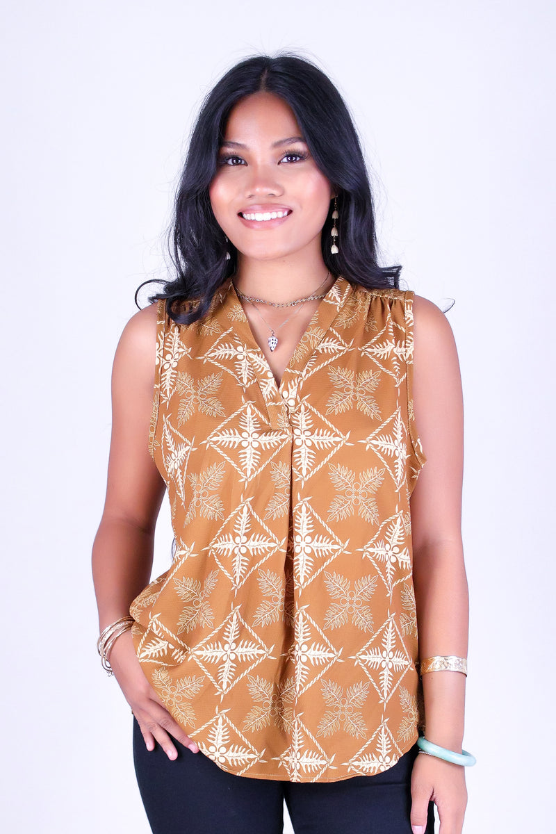 ULU QUILT TANK BLOUSE