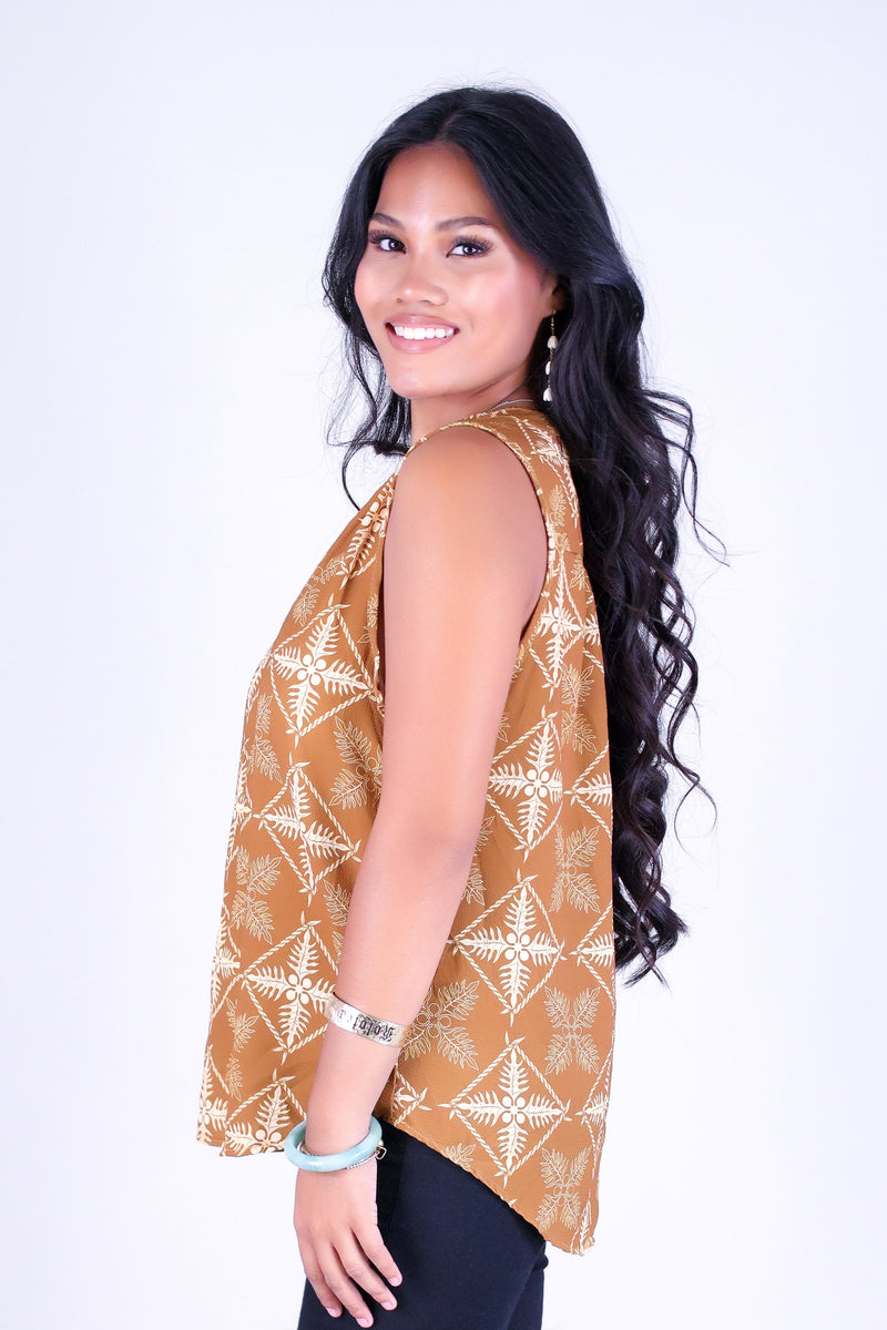 ULU QUILT TANK BLOUSE