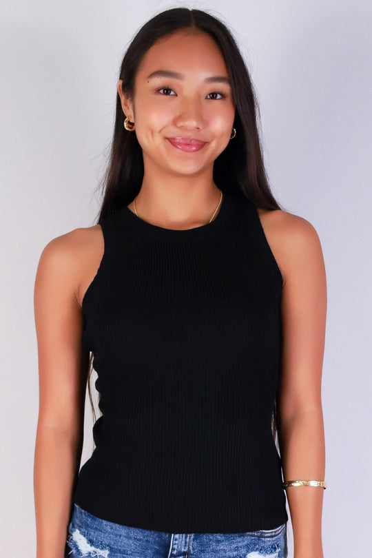 TANK IT EASY SWEATER KNIT TOP