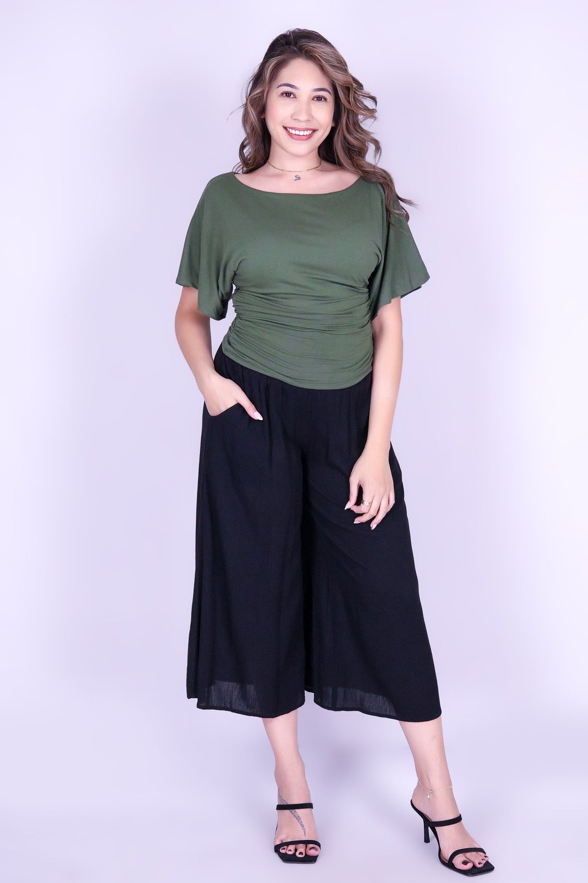ELEVATED EASE DOLMAN TOP