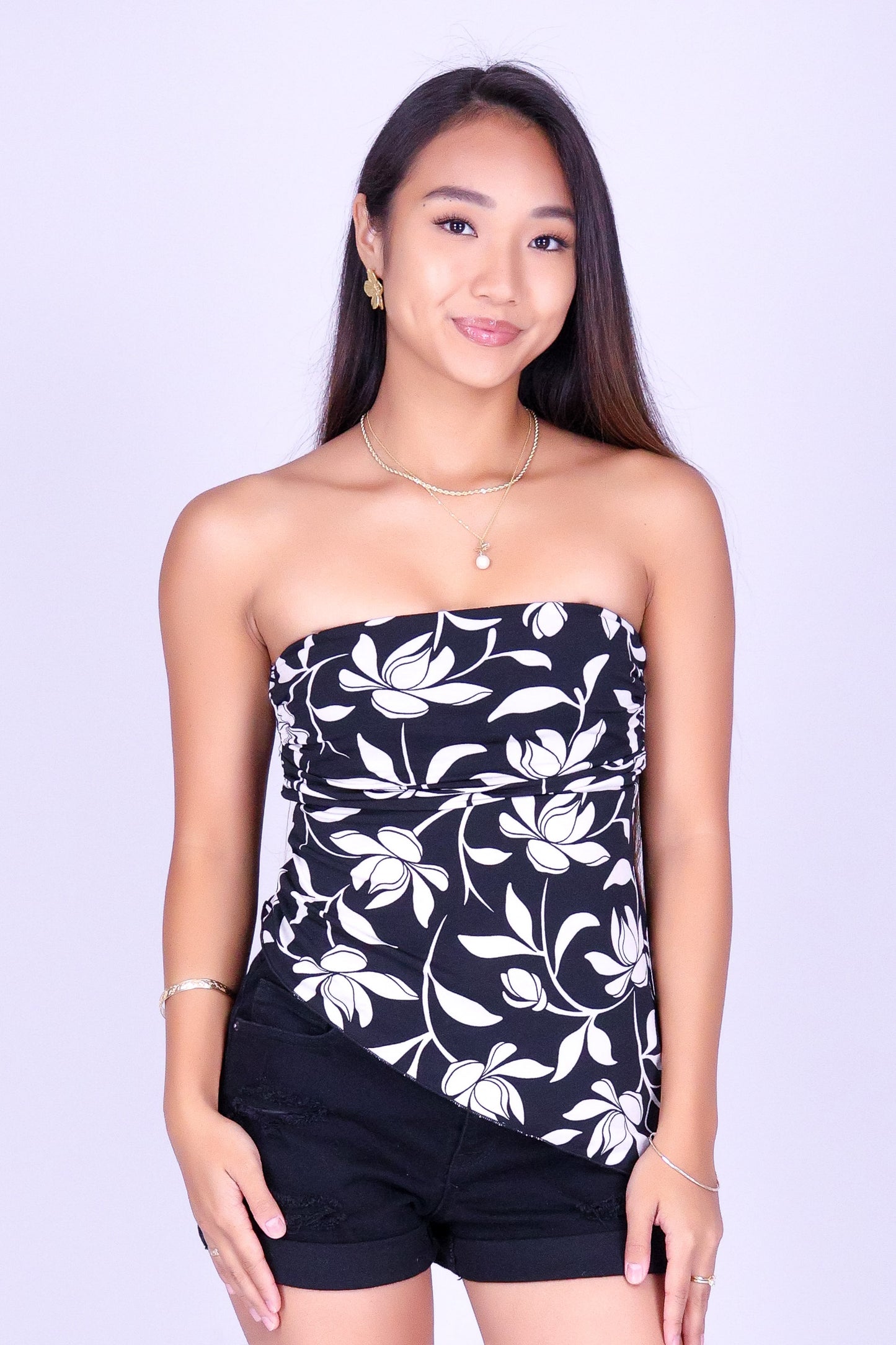 GARDEN BLOOM TUBE TOP