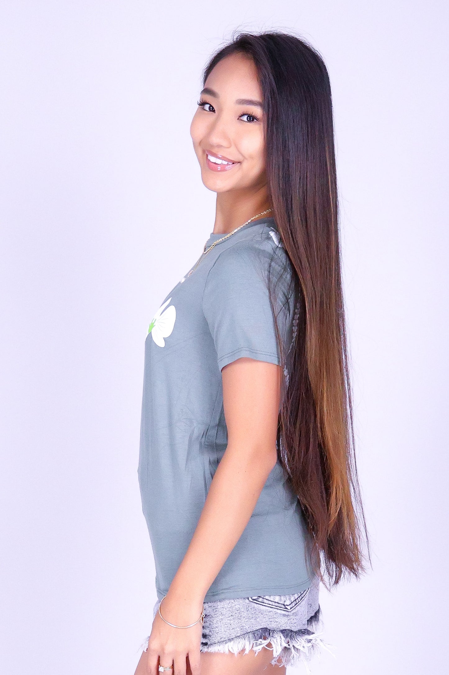 ORCHID CROWN TEE