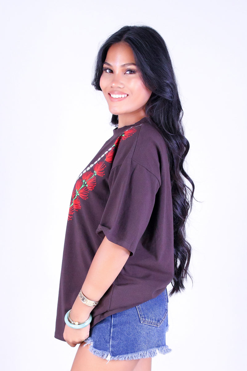 OHIA LEHUA PIKAKE OVERSIZED TEE