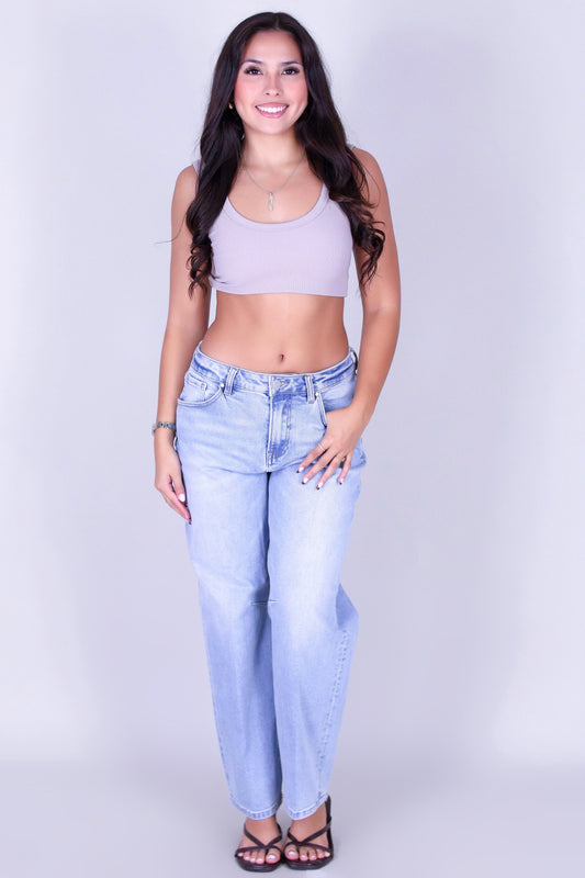 MIXED EMOTIONS BARREL JEANS