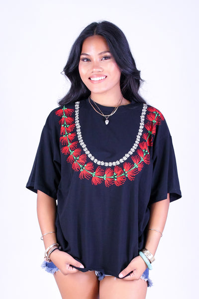 OHIA LEHUA PIKAKE OVERSIZED TEE
