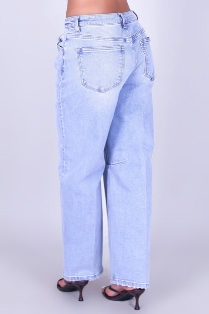 MIXED EMOTIONS BARREL JEANS