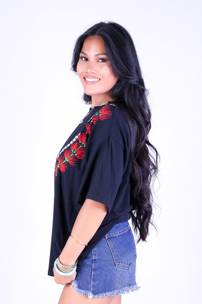 OHIA LEHUA PIKAKE OVERSIZED TEE