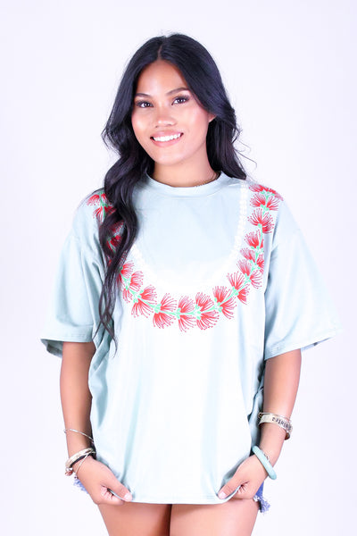 OHIA LEHUA PIKAKE OVERSIZED TEE