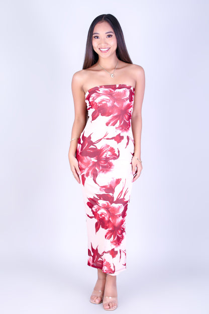 EFFORTLESS BLOOM TUBE DRESS