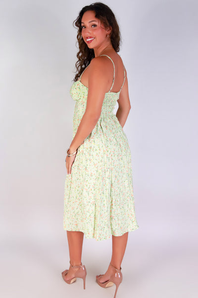 Jeans Warehouse Hawaii - S/L LONG PRINT DRESSES - DAISY DAZE DRESS | By TIMING