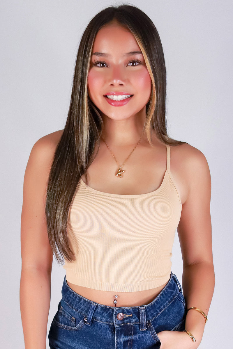 Jeans Warehouse Hawaii - TANK/TUBE SOLID BASIC - SWEET & SEAMLESS CROP TOP | By ACTIVE USA
