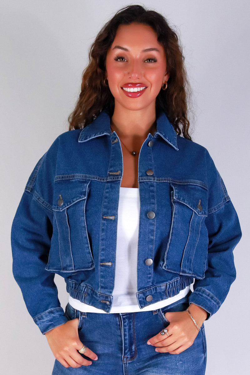 Jeans Warehouse Hawaii - DENIM JACKETS - HEARTTHROB DENIM JACKET | By CHOCOLATE USA