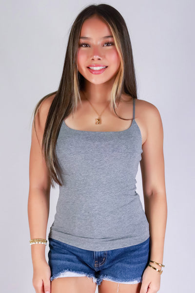 Jeans Warehouse Hawaii - SL CASUAL SOLID - EVERYDAY CAMI | By CRESCITA APPAREL/SHINE I