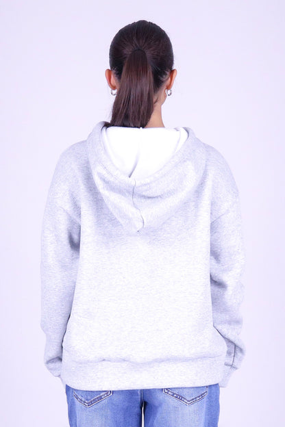 3 HEBREW SHELL OVERSIZED HOODIE