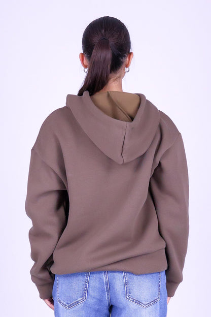 3 HEBREW SHELL OVERSIZED HOODIE