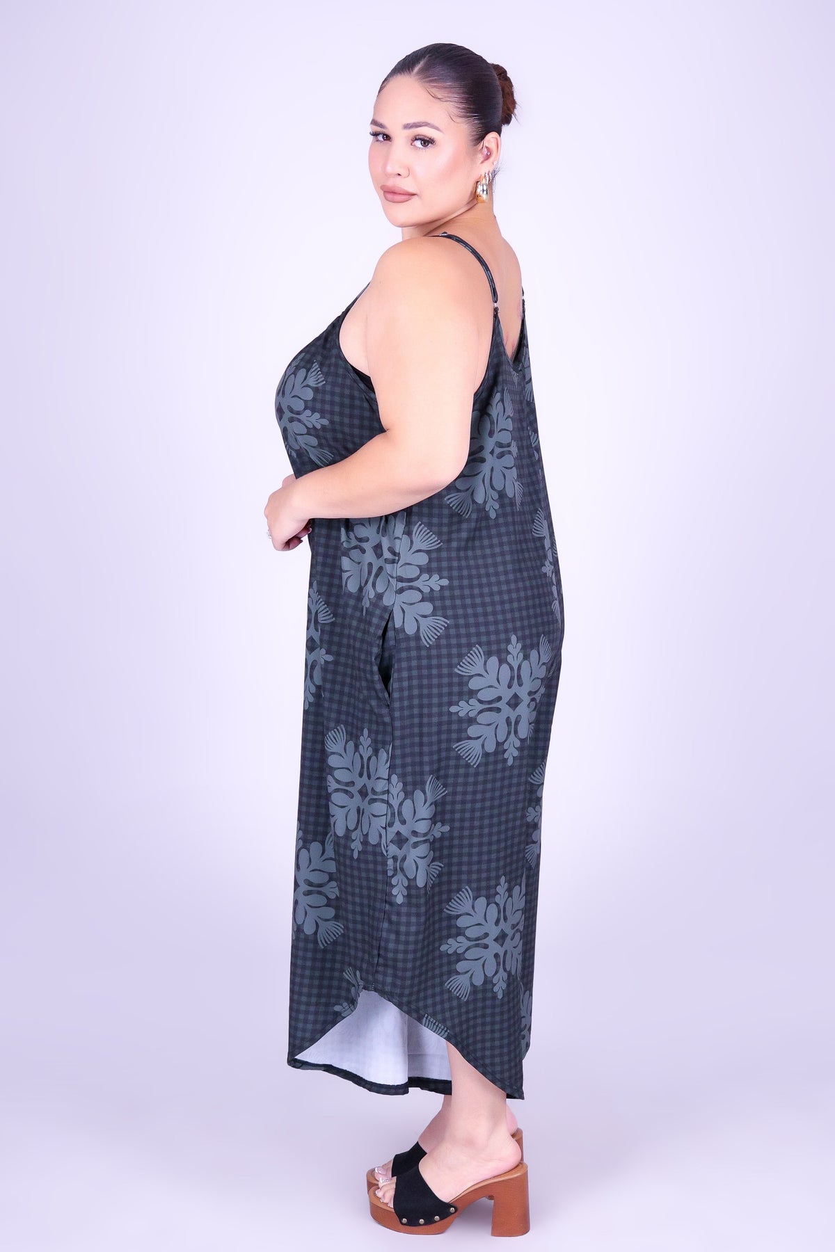 GINGHAM OHIA NO WAIST JUMPSUIT