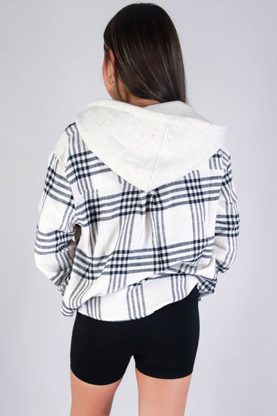 Jeans Warehouse Hawaii - L/S PRINT WOVEN CASUAL TOPS - PLAID DAYS TOP | By STYLE MELODY