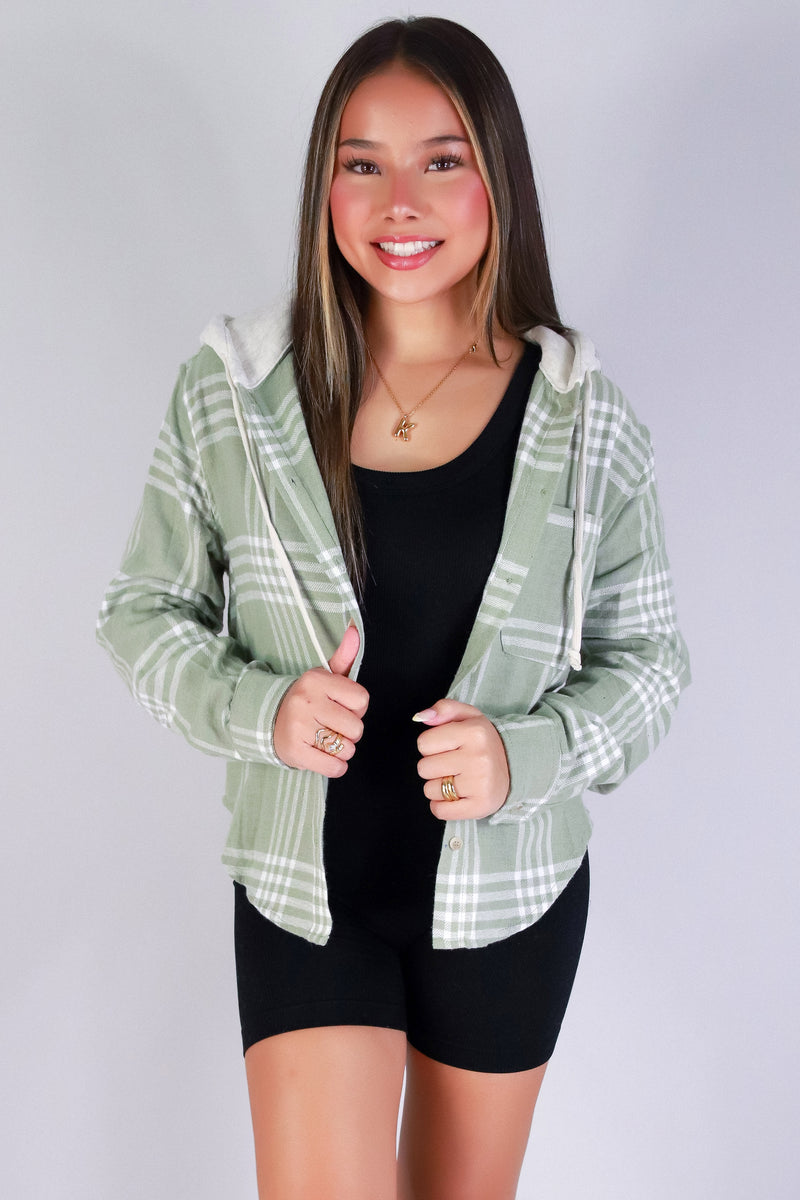 Jeans Warehouse Hawaii - L/S PRINT WOVEN CASUAL TOPS - PLAID DAYS TOP | By STYLE MELODY