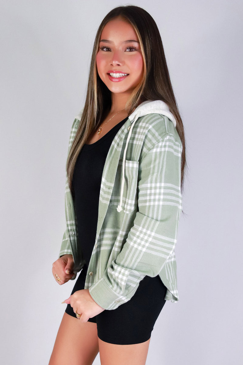 Jeans Warehouse Hawaii - L/S PRINT WOVEN CASUAL TOPS - PLAID DAYS TOP | By STYLE MELODY