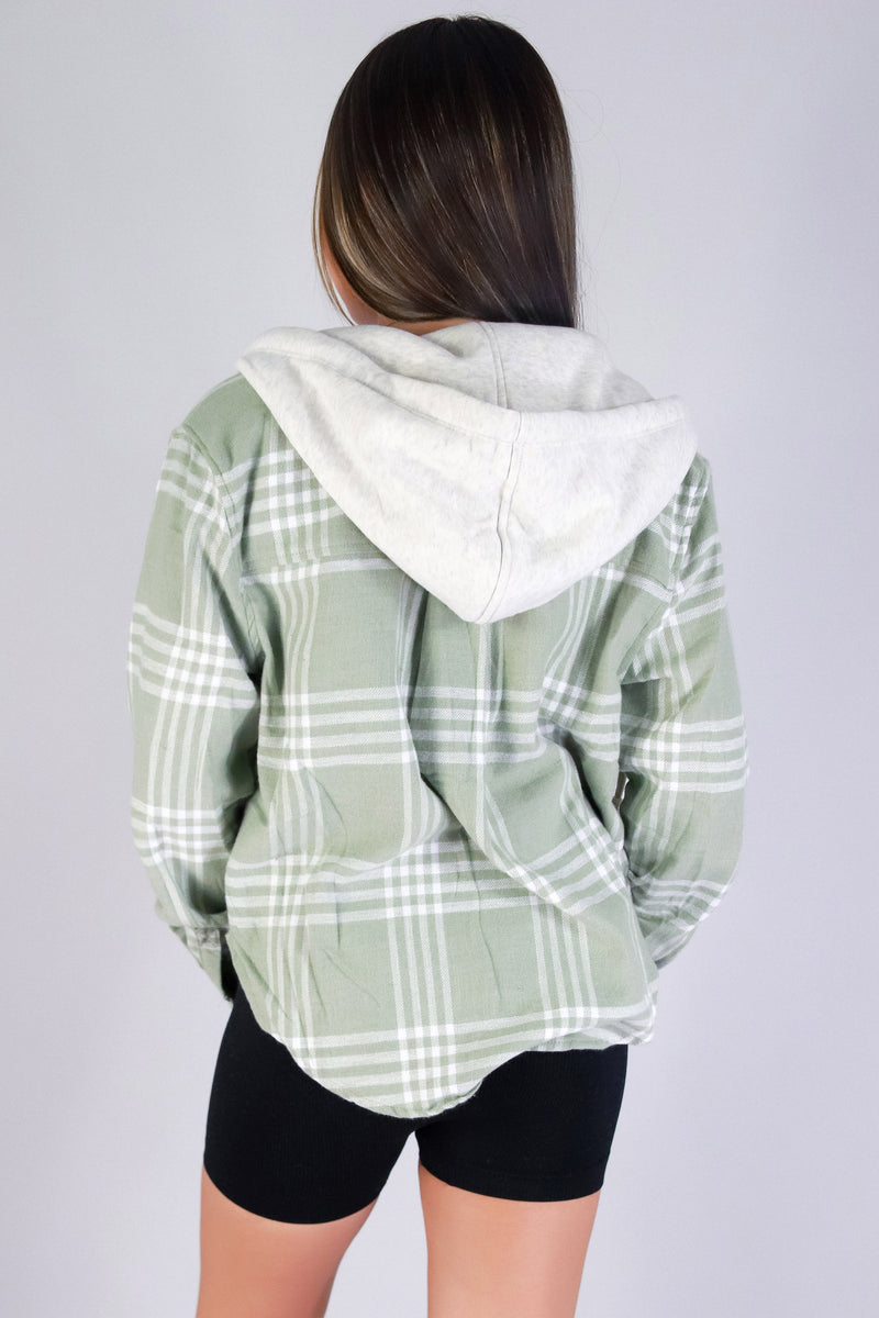 Jeans Warehouse Hawaii - L/S PRINT WOVEN CASUAL TOPS - PLAID DAYS TOP | By STYLE MELODY