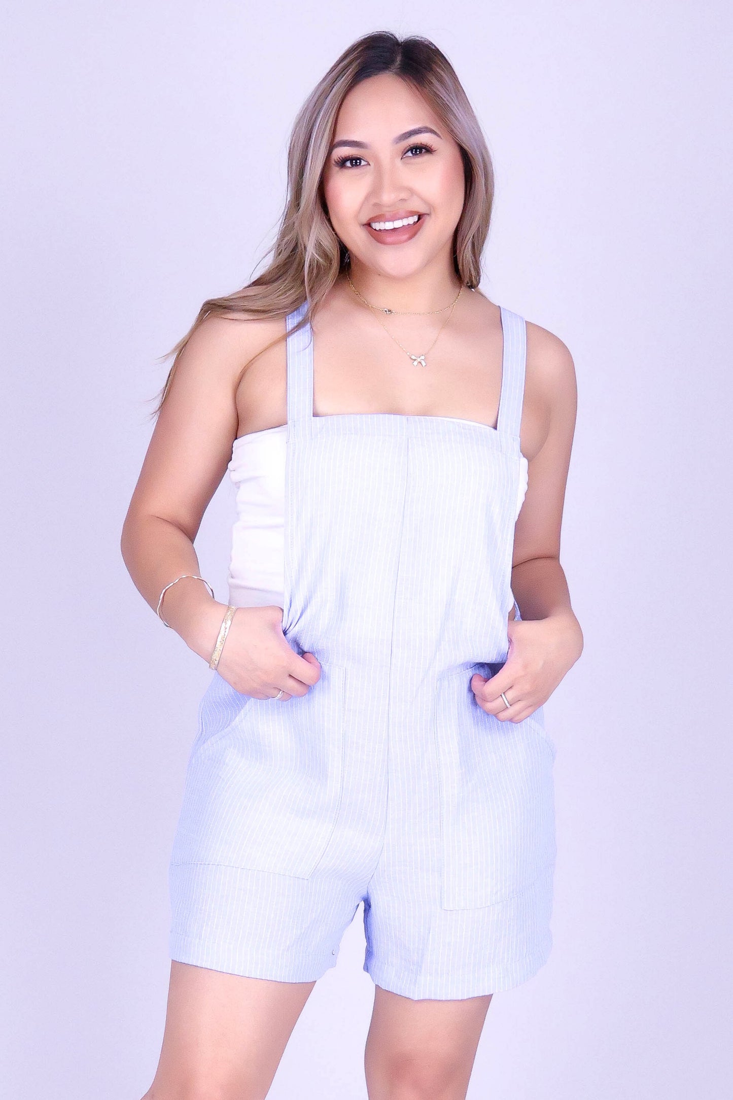 NATRUAL EASE OVERALL ROMPER