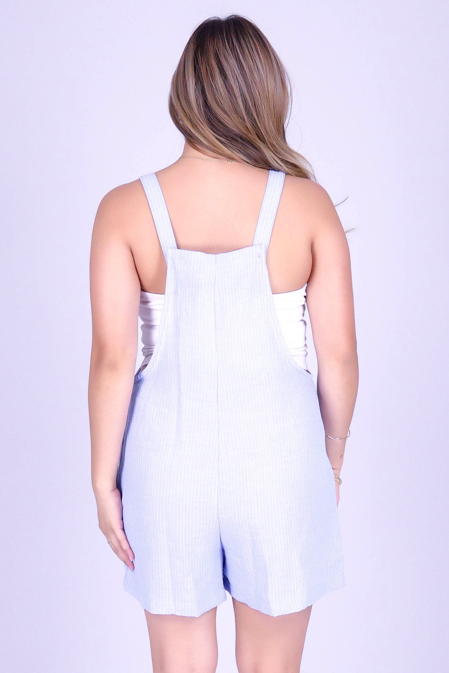 NATRUAL EASE OVERALL ROMPER