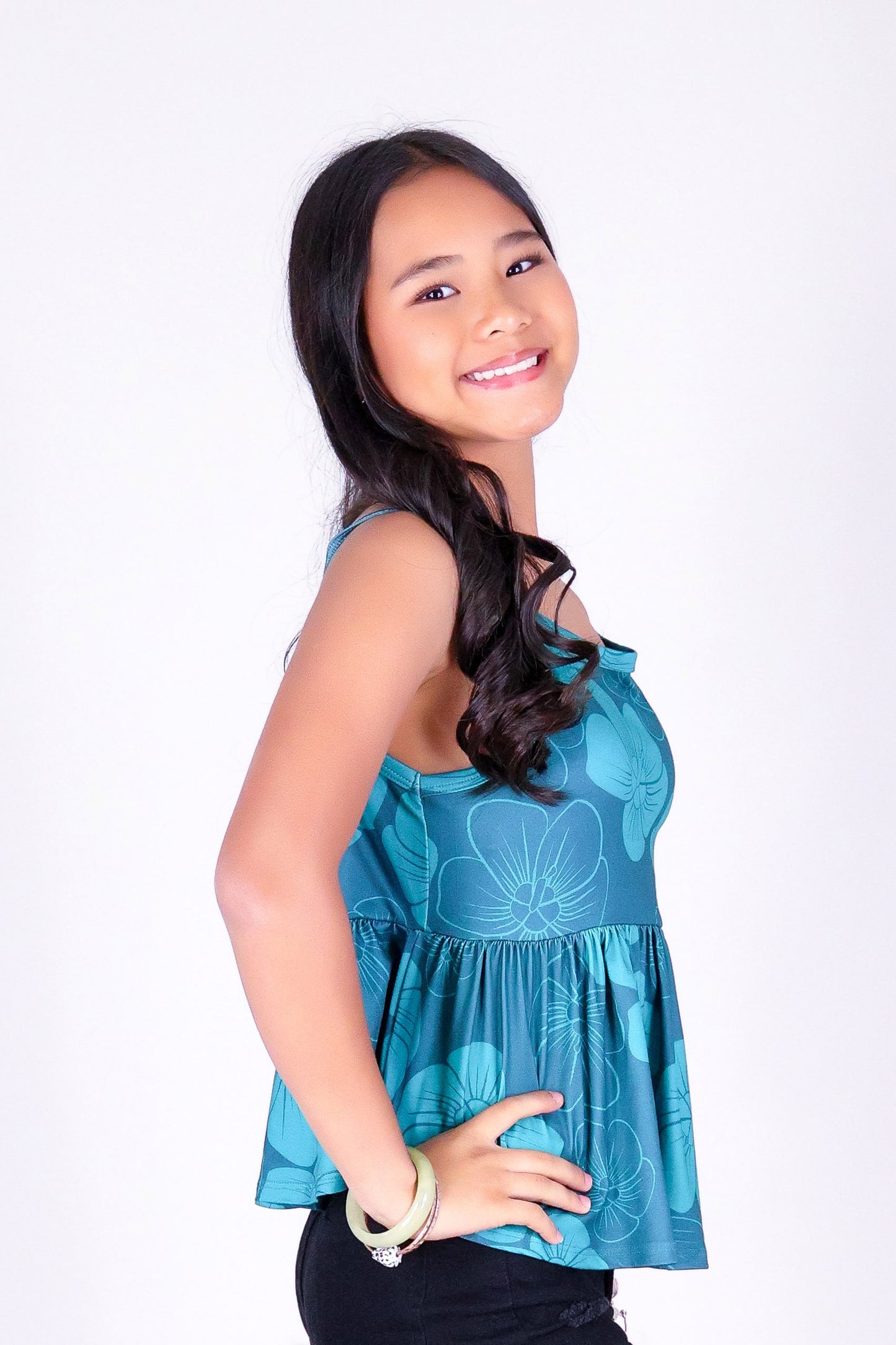 HAU FLOWER TOP | KIDS SIZE 2-16