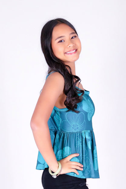 HAU FLOWER TOP | KIDS SIZE 2-16