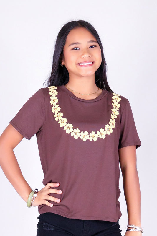 PUAKENIKENI LEI TEE | KIDS SIZE 2-16