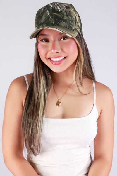 Jeans Warehouse Hawaii - BASEBALL/MILITARY CAPS - WOODLAND-PATTERN HUNTING CAMO | By GREENWELL PROMOTIONS LTD
