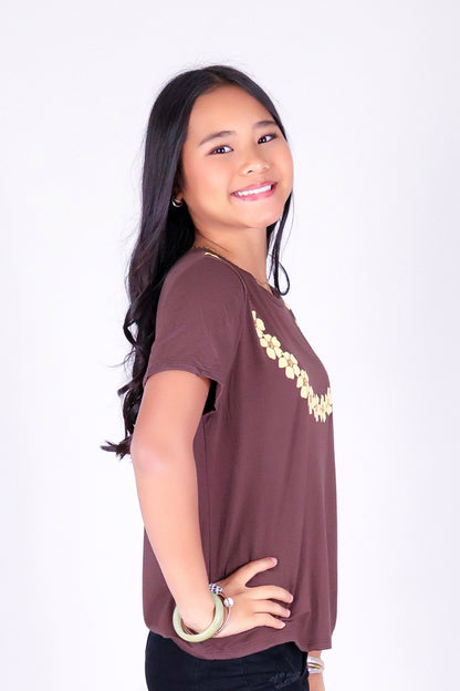 PUAKENIKENI LEI TEE | KIDS SIZE 2-16