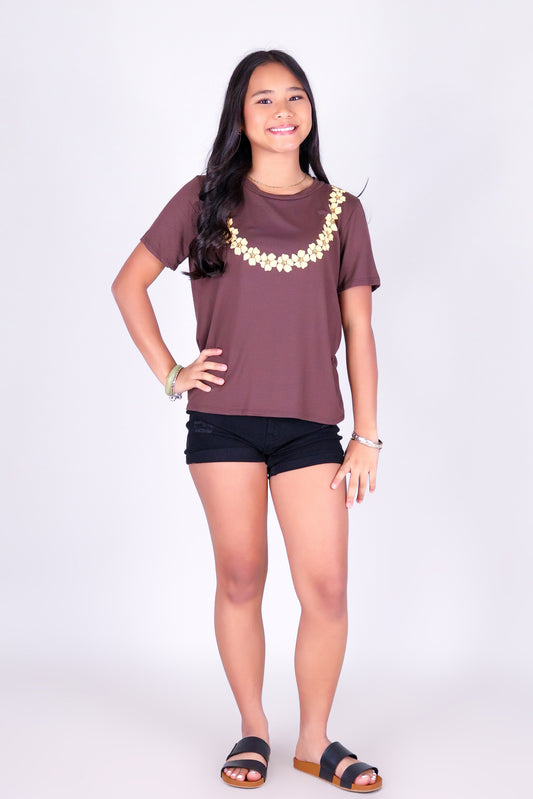 PUAKENIKENI LEI TEE | KIDS SIZE 2-16