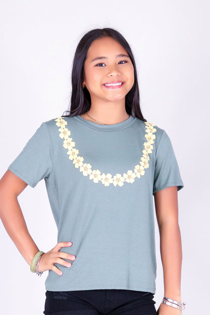 PUAKENIKENI LEI TEE | KIDS SIZE 2-16