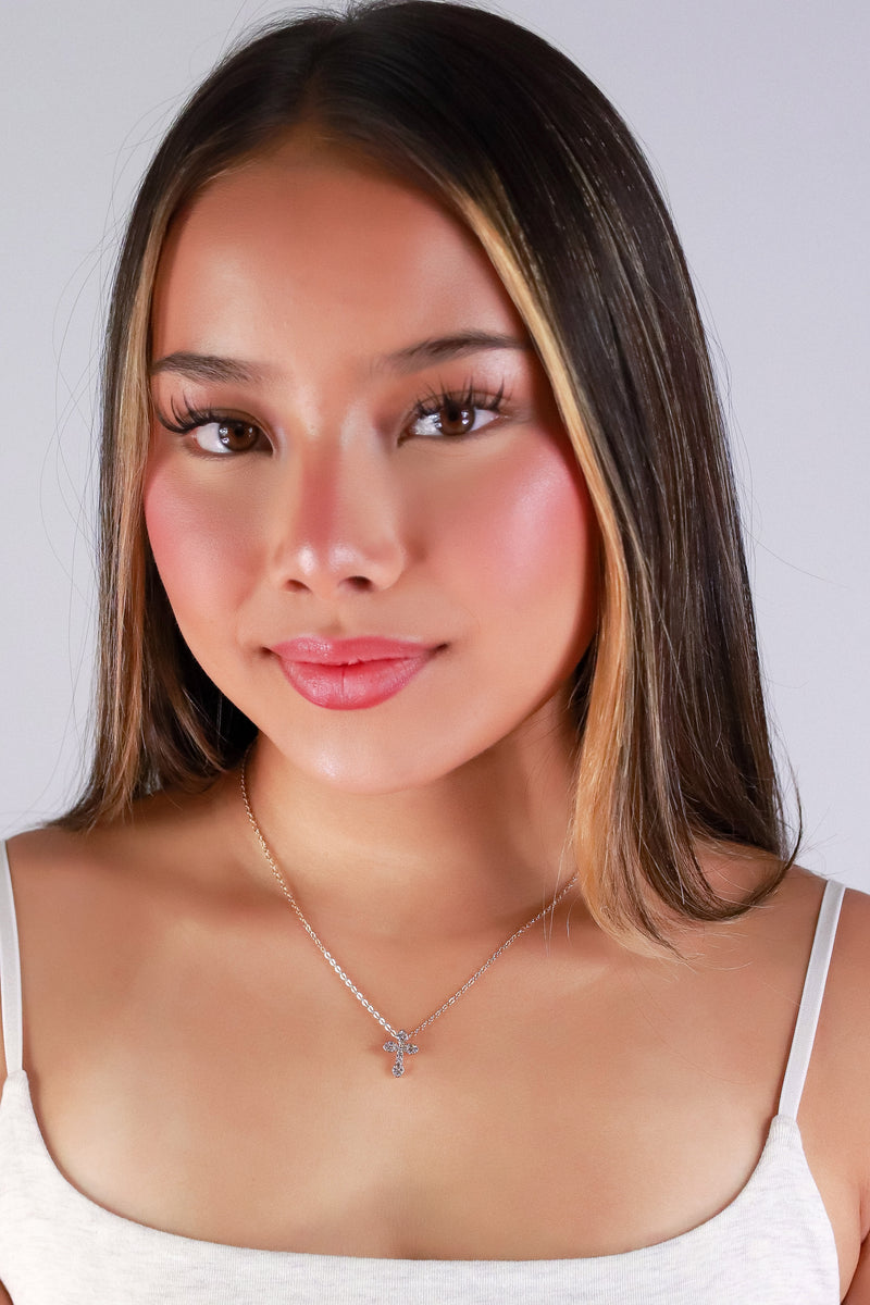Jeans Warehouse Hawaii - NECKLACE SHORT PENDANT - EVERFAITH CROSS NECKLACE | By PRINCE CO