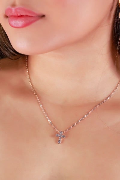 Jeans Warehouse Hawaii - NECKLACE SHORT PENDANT - EVERFAITH CROSS NECKLACE | By PRINCE CO