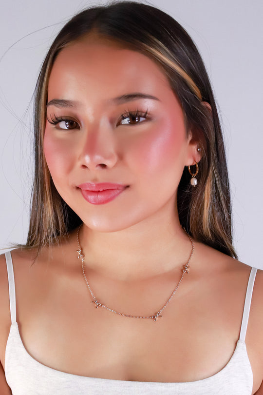 ALL AROUND 5 RIBBON NECKLACE