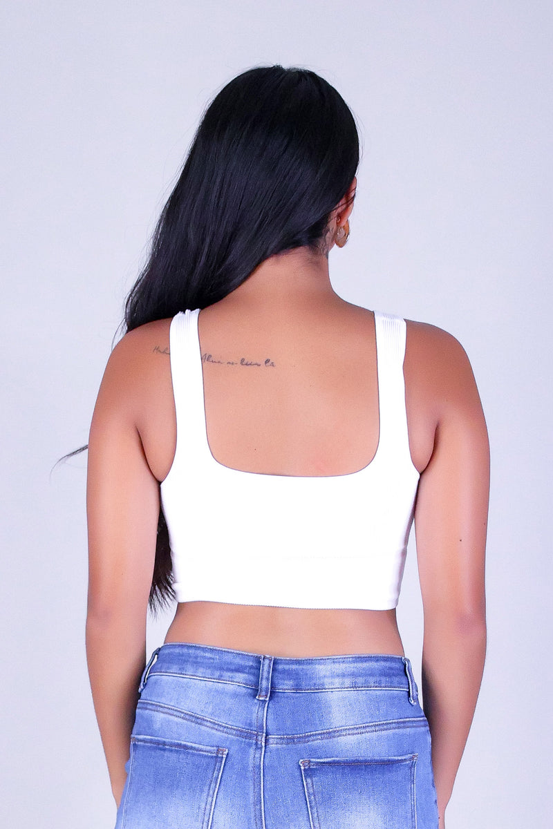SUGAR SEAMLESS CROP TANK
