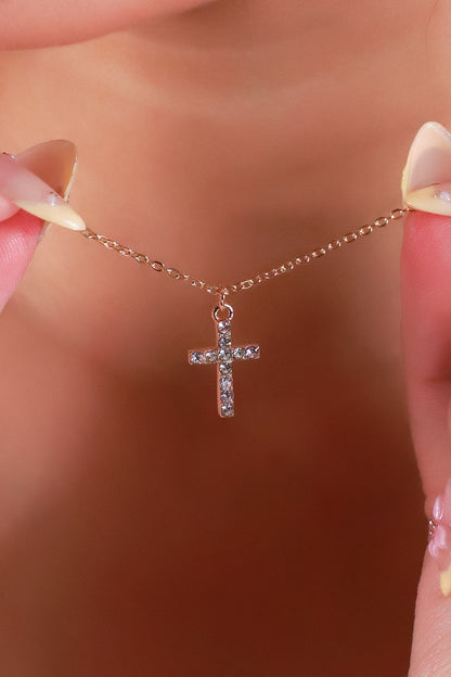 Jeans Warehouse Hawaii - NECKLACE SHORT PENDANT - CLASSIC CROSS NECKLACE | By PRINCE CO