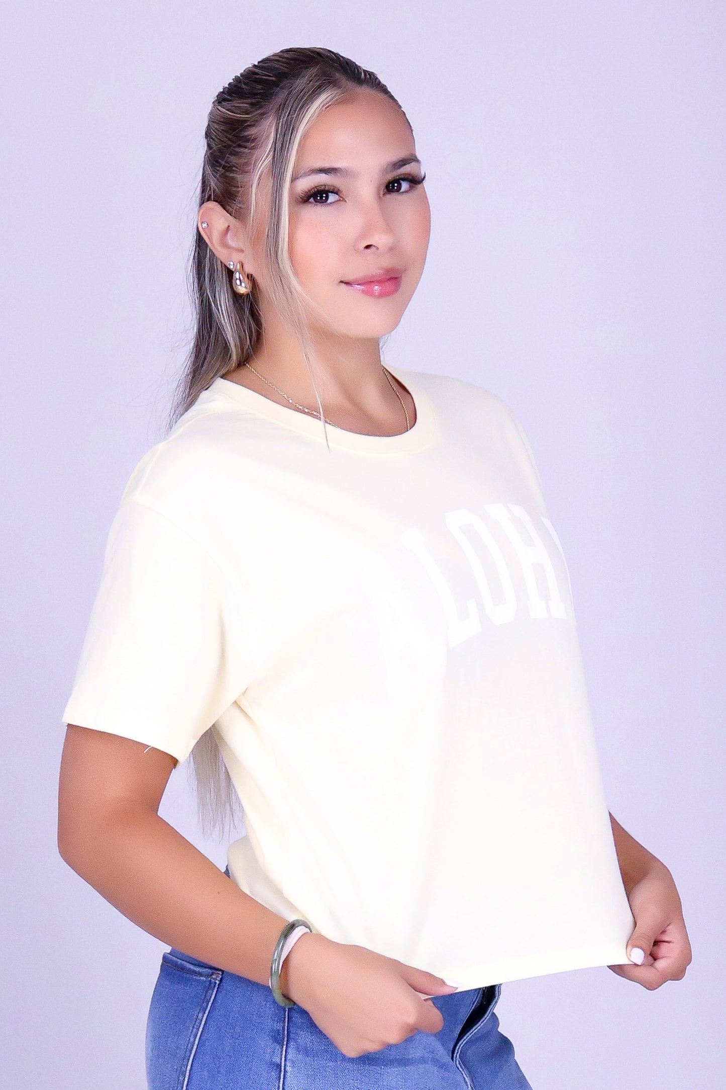 ALOHA VARSITY TEE