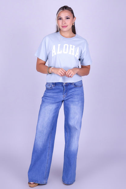 ALOHA VARSITY TEE