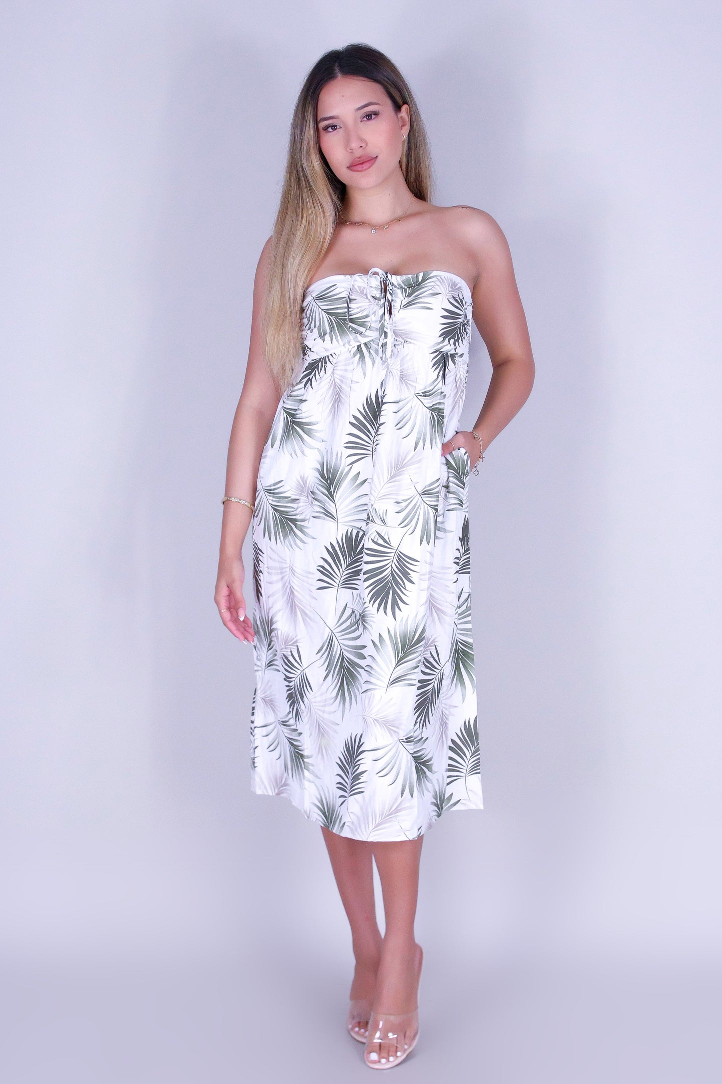 PARADISE FLOW HALTER MAXI DRESS