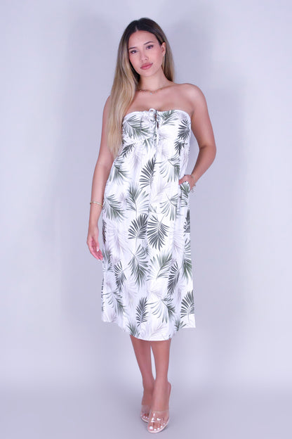 PARADISE FLOW HALTER MAXI DRESS