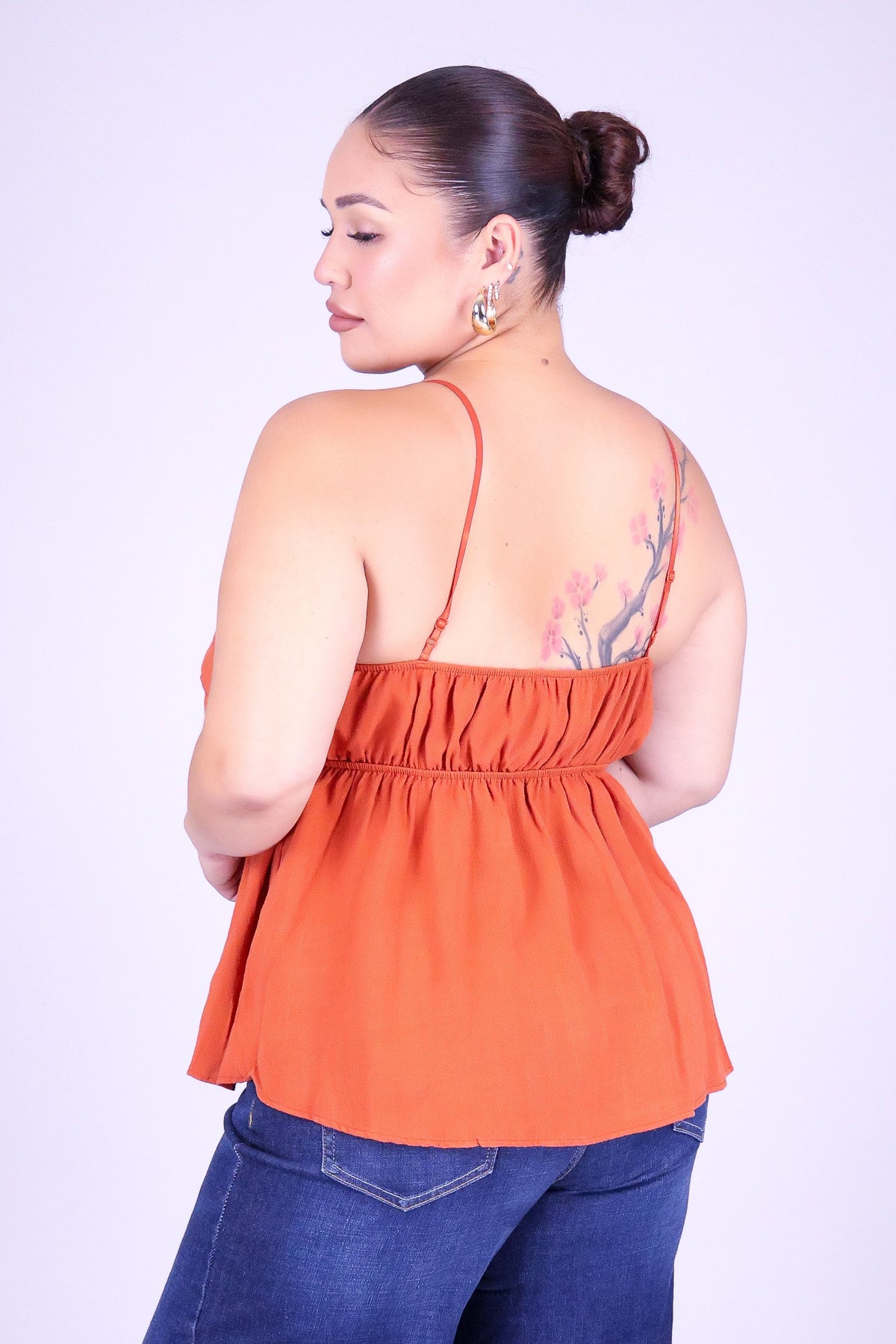 WITH FEELING BABYDOLL TOP
