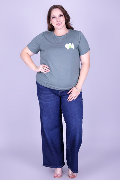 ORCHID CROWN LEI TEE